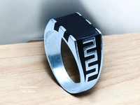 Silver Gents Plain Ring - 25, 5.76