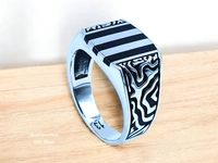 Silver Gents Plain Ring - 26, 8.52