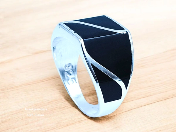 Silver Gents Plain Ring - 21, 5.2