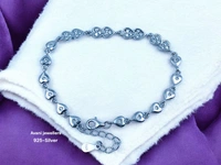Silver Ladies Fancy Bracelet - 8 INCH, 7.71