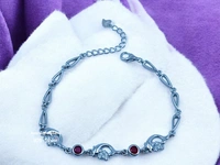 Silver Ladies Fancy Bracelet - 7.5 INCH, 6.77