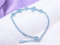 Silver Ladies Fancy Bracelet - 7.5 INCH, 5.55