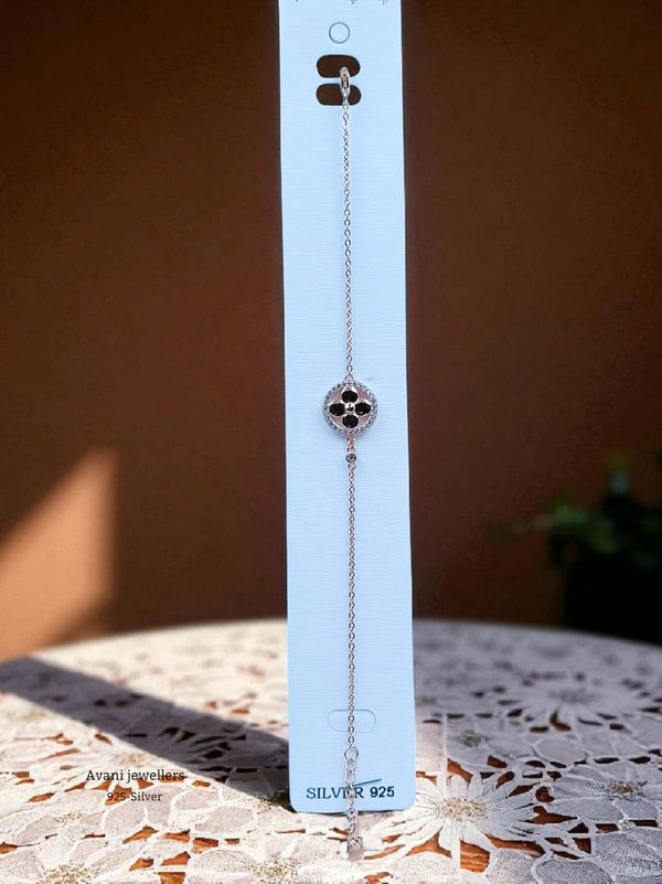 Silver Ladies Fancy Bracelet - Adjustable, 2.42, 2.42