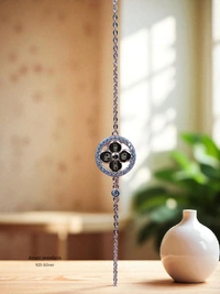Silver Ladies Fancy Bracelet - Adjustable, 2.42, 2.42