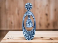 Silver Italian Fancy Pendant Set - 3.55