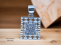 Silver Italian Fancy Pendant Set - 3.49