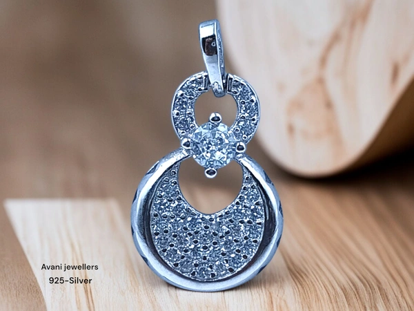 Silver Italian Fancy Pendant Set - 3.14