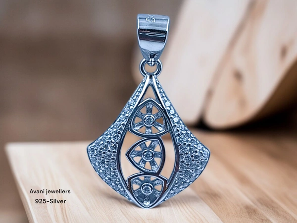 Silver Italian Fancy Pendant Set - 2.86