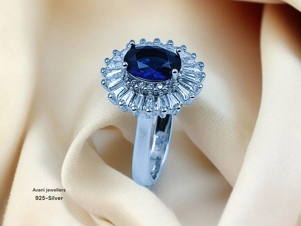 Silver Ladies Cocktail Ring - 14, 5.24