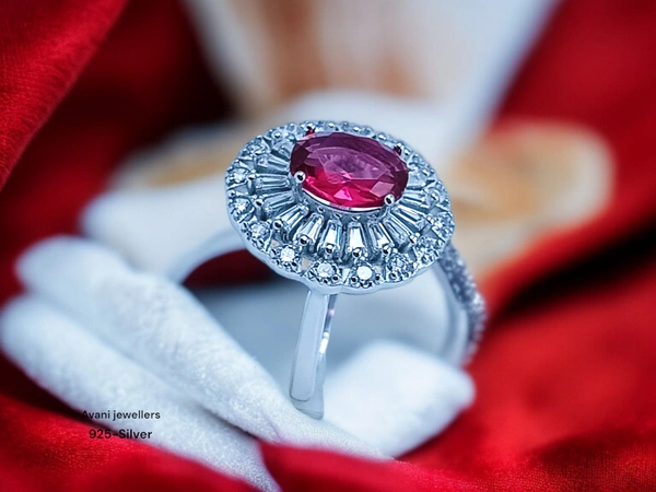 Silver Ladies Cocktail Ring - 4.12, 12