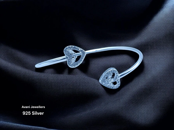 Silver Ladies Fancy Kade - 3.69, Adjustable
