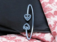 Silver Ladies Fancy Kade - 3.69, Adjustable