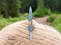 Silver Ladies Fancy Kade - 4, Adjustable