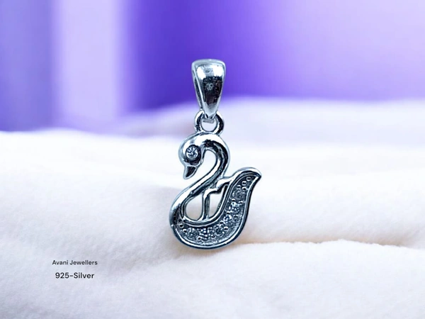 Silver Ladies Fancy Pendant - 1.33