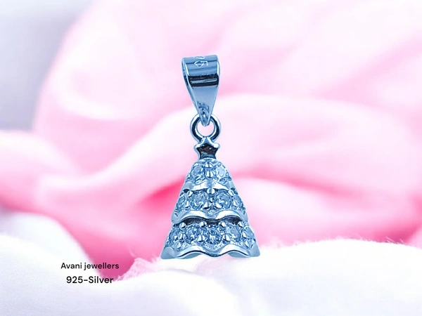 Silver Ladies Fancy Pendant - 1.19