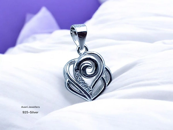 Silver Ladies Fancy Pendant - 1.36