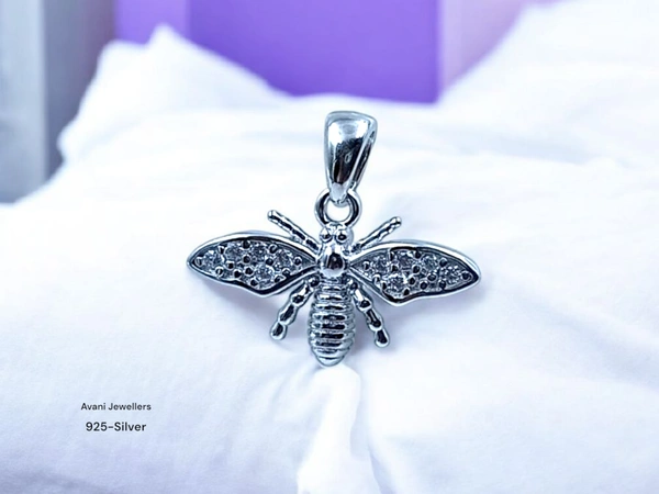 Silver Ladies Fancy Pendant - 1.3