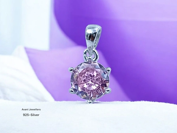 Silver Ladies Fancy Pendant - 0.86, Almond