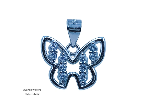 Silver Ladies Fancy Pendant - 1.27