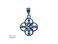 Silver Ladies Fancy Pendant - 1.23