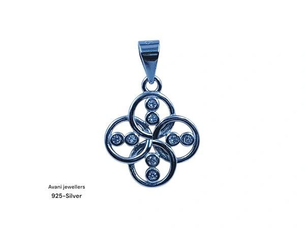 Silver Ladies Fancy Pendant - 1.23