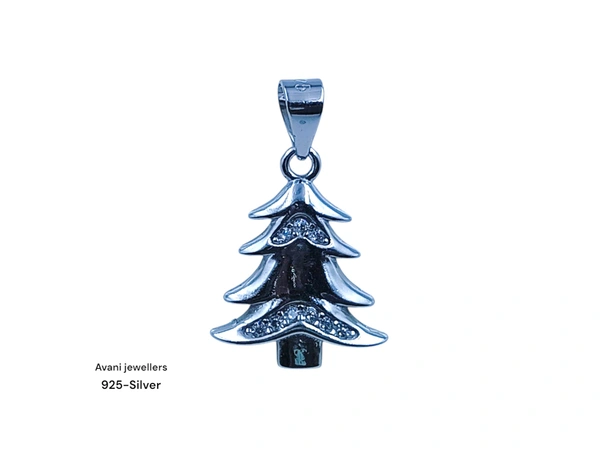 Silver Ladies Fancy Pendant - 1.37