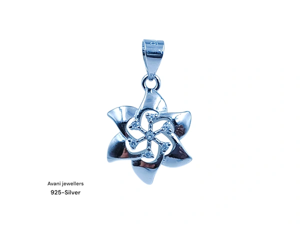 Silver Ladies Fancy Pendant - 1.26