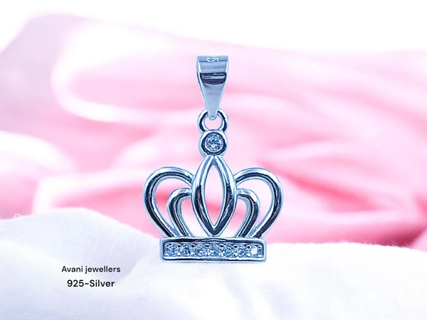 Silver Ladies Fancy Pendant - 1.22