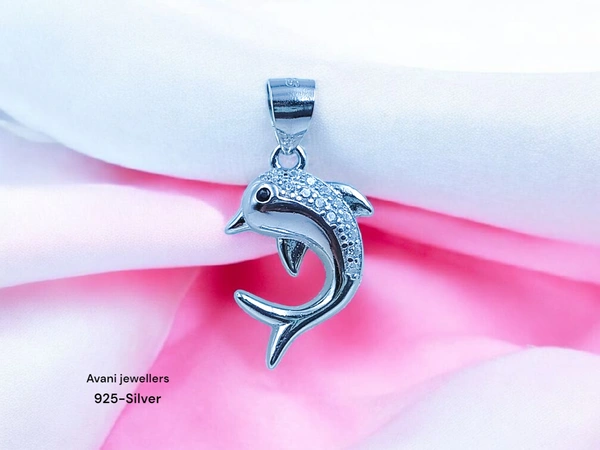 Silver Ladies Fancy Pendant - 2.4