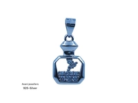 Silver Ladies Fancy Pendant - 1.24