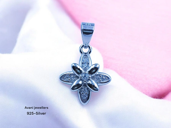 Silver Ladies Fancy Pendant - 1.31
