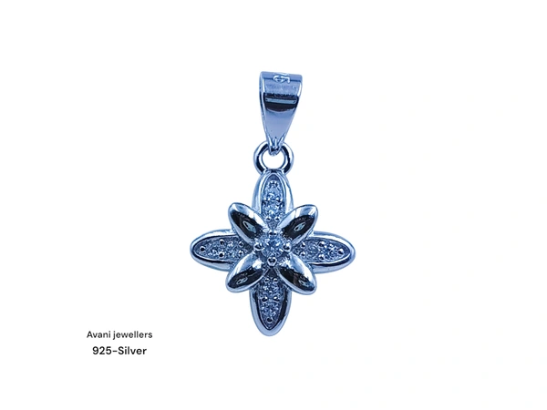 Silver Ladies Fancy Pendant - 1.31
