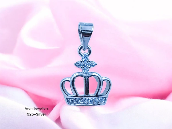 Silver Ladies Fancy Pendant - 1.2