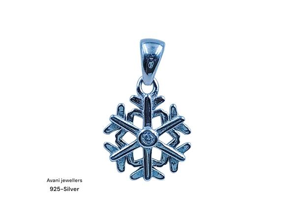 Silver Ladies Fancy Pendant - 1.16
