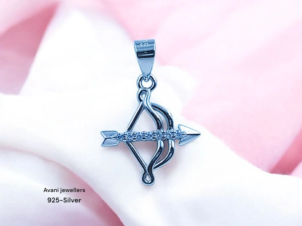 Silver Ladies Fancy Pendant - 1.12