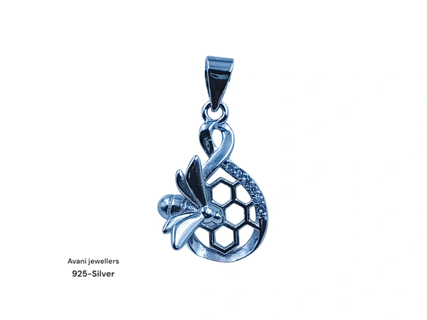 Silver Ladies Fancy Pendant - 1.36