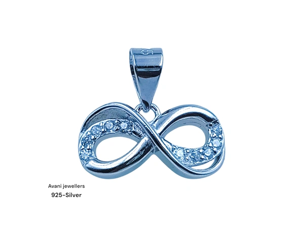 Silver Ladies Fancy Pendant - 1.2