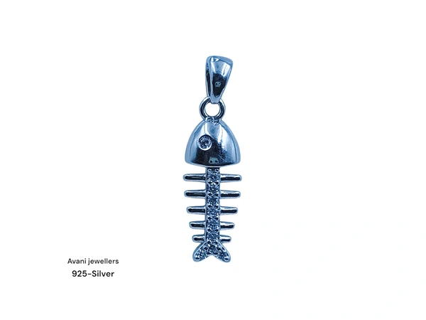 Silver Ladies Fancy Pendant - 1.29
