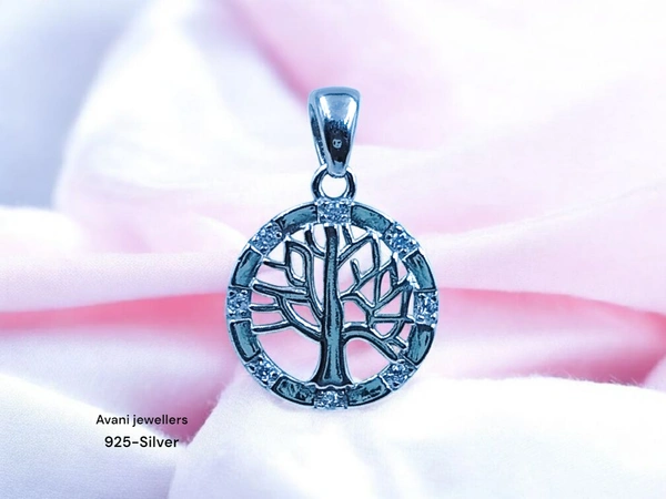 Silver Ladies Fancy Pendant - 1.27