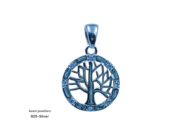 Silver Ladies Fancy Pendant - 1.27