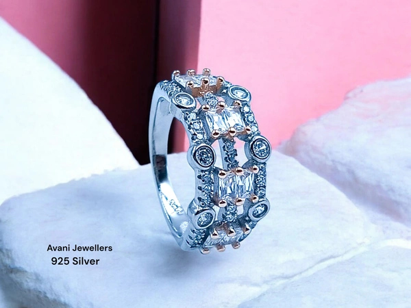 Silver Ladies Fancy Ring - 3.2, 9