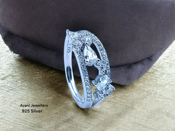 Silver Ladies Fancy Ring - 2.93, 12
