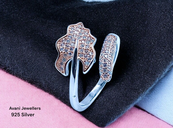 Silver Ladies Fancy Ring - 2.77, Adjustable