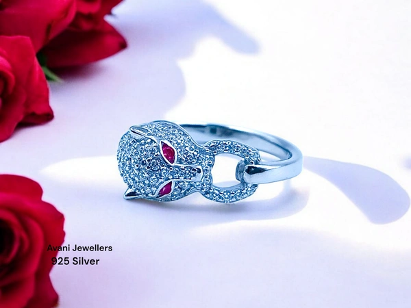 Silver Ladies Fancy Ring - 3.88, 17