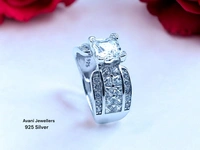 Silver Ladies Fancy Ring - 4.11, 10