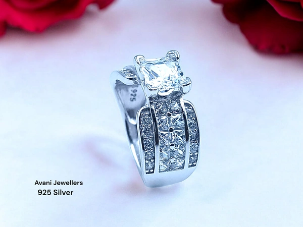 Silver Ladies Fancy Ring - 4.11, 10