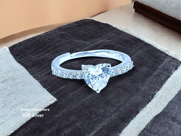 Silver Ladies Fancy Ring - 1.72, Adjustable
