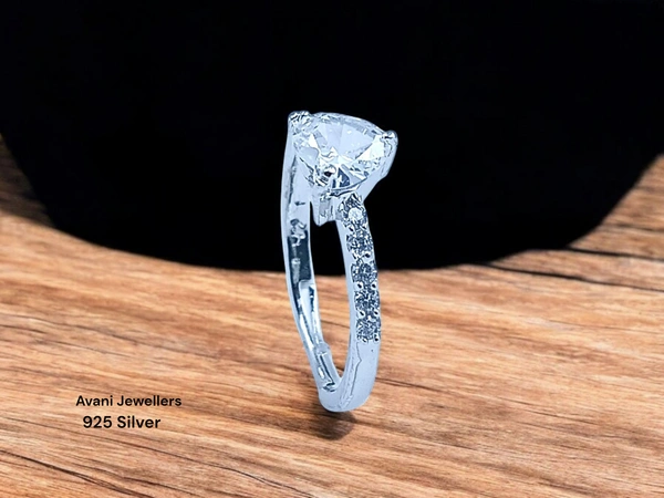 Silver Ladies Fancy Ring - 1.72, Adjustable