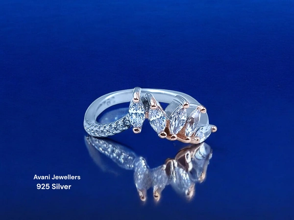 Silver Ladies Fancy Ring - 2.66, 10