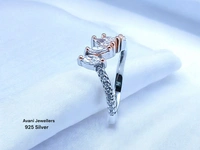Silver Ladies Fancy Ring - 2.66, 10